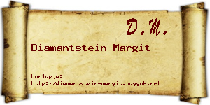 Diamantstein Margit névjegykártya